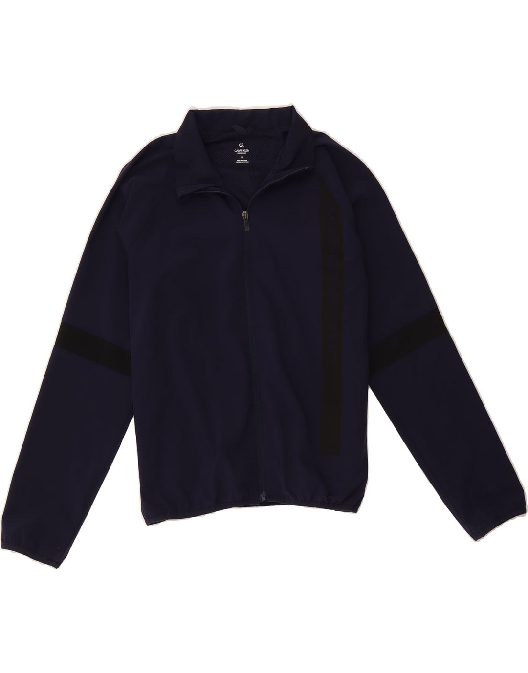 CALVIN KLEIN Mens Tracksuit Top Jacket Medium Navy Blue Polyester Vintage Calvin Klein and Second-Hand Calvin Klein from Messina Hembry 