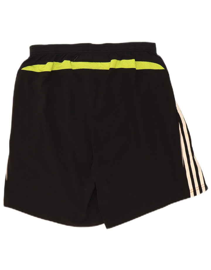 Adidas Mens Sport Shorts Large Black Colourblock Polyester