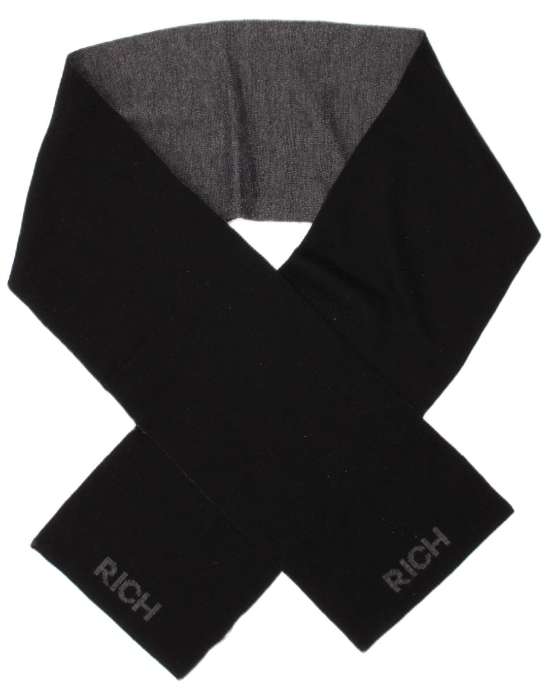 Richmond Mens Rectangle Scarf One Size Grey