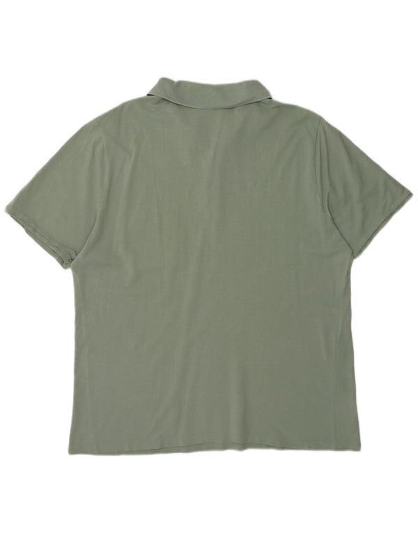Lacoste Mens Polo Shirt Size 5 Large Green Cotton