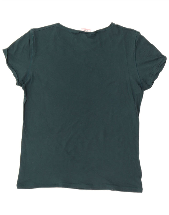 T-shirt da uomo Fila Top in cotone verde medio