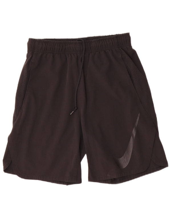 Męskie spodenki sportowe Nike Dri Fit Graphic, małe, czarne, poliestrowe