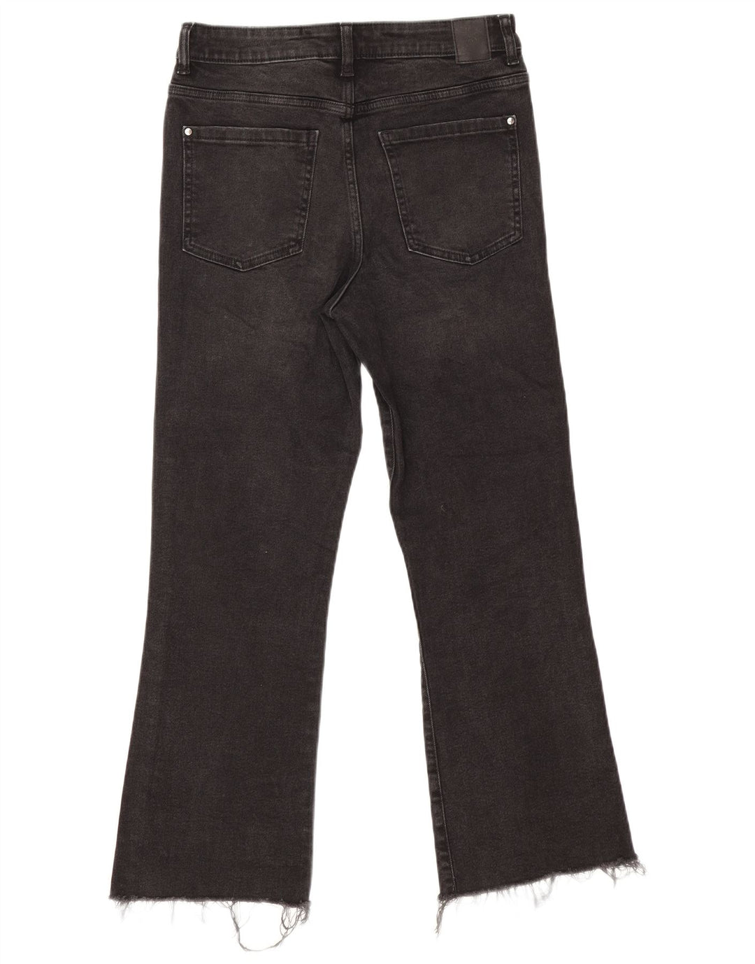 Zara Jeans Bootcut Mujer EU 40 Medium W30 L26 Algodón Negro