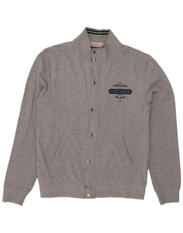 Liu Jo Veste de Survêtement Graphique Homme XL Gris Coton