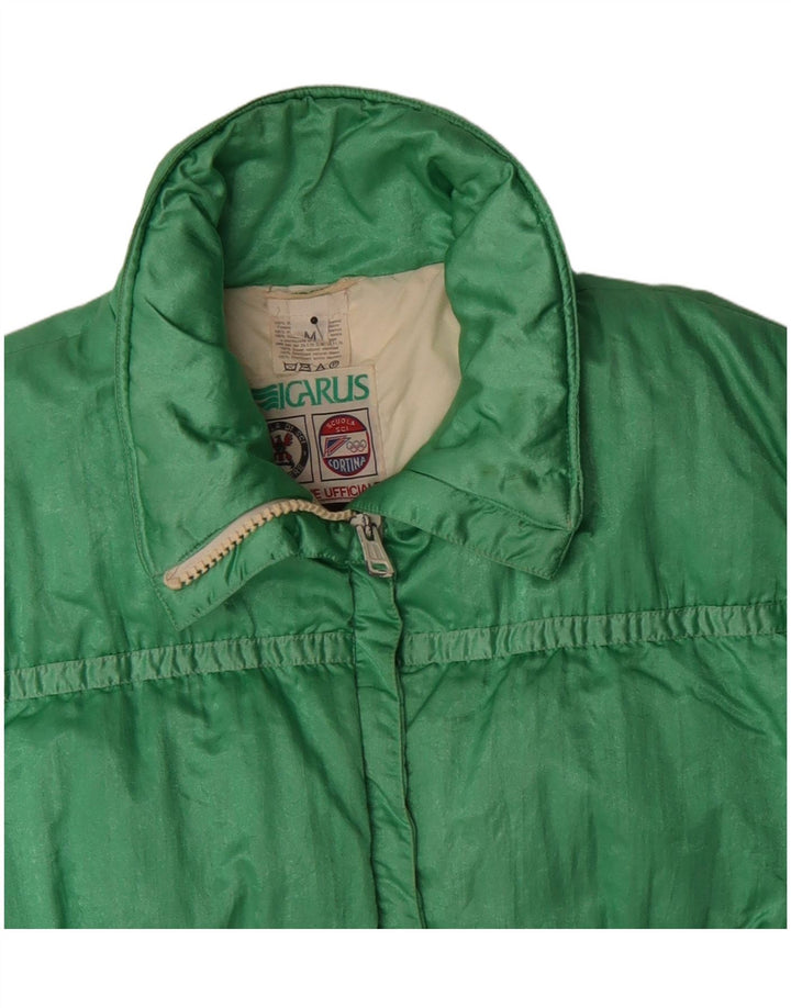 Icarus Womens Padded Jacket UK 14 Medium Green Polyamide