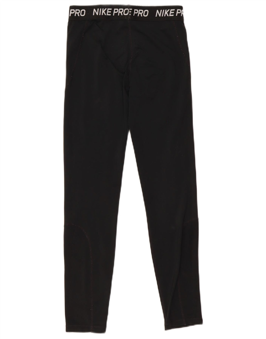 Nike Dame Grafiske Leggings UK 8 Small Black Polyester
