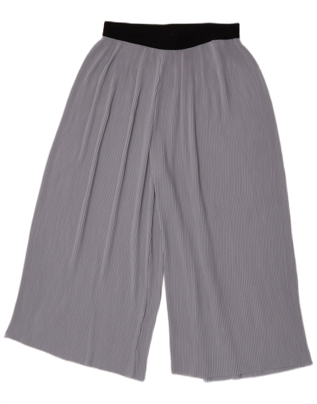 Zara Dame Cullotes Capri Bukser Medium W28 L21 Blå Colourblock
