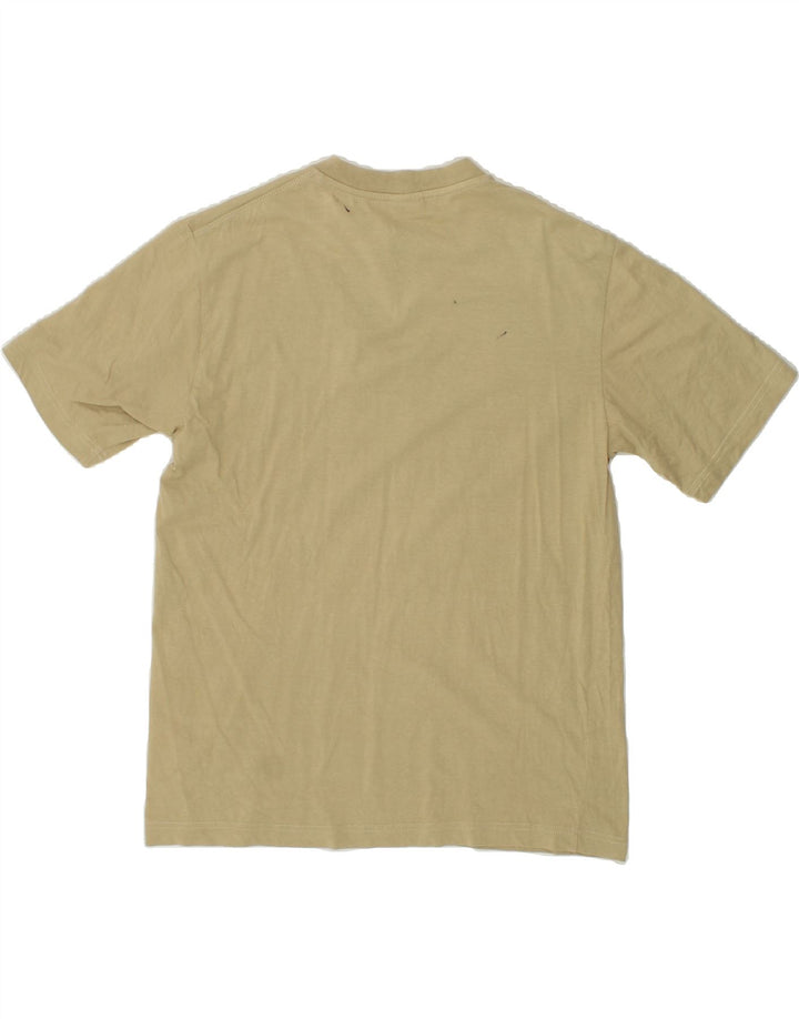 THINK PINK Mens Graphic T-Shirt Top Small Beige Cotton Vintage Think Pink and Second-Hand Think Pink from Messina Hembry 