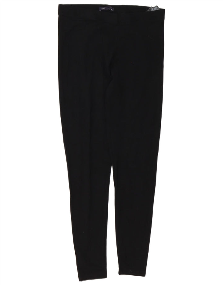 Marks & Spencer Womens Leggings UK 14 Large  Black Cotton