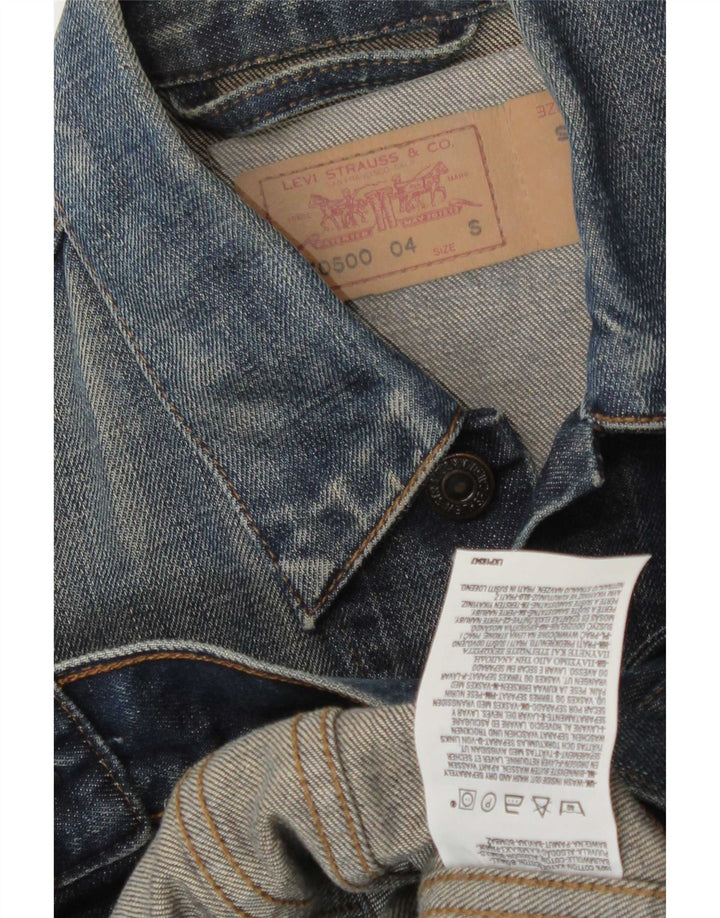 Levi's férfi farmer dzseki UK 36 kis sötétkék pamut
