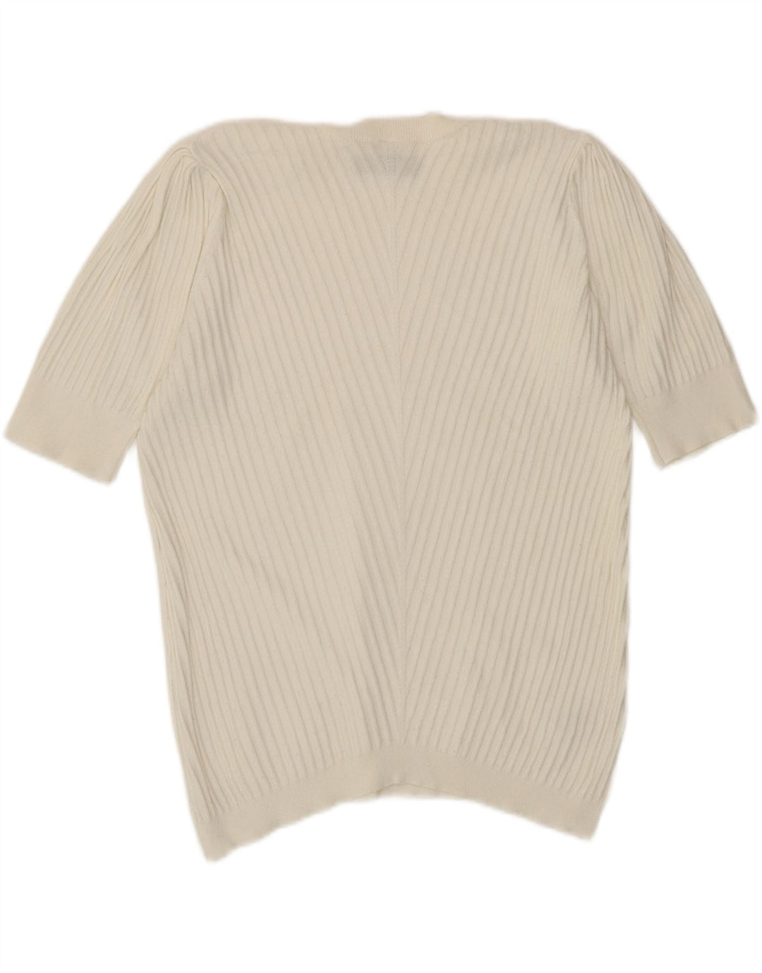 Marks & Spencer Womens Boat Neck Jumper Sweater UK 14 Medium White
