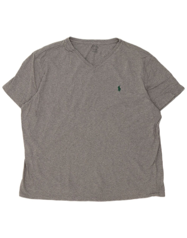 Polo Ralph Lauren Herre T-Shirt Top 2XL Grå Bomuld
