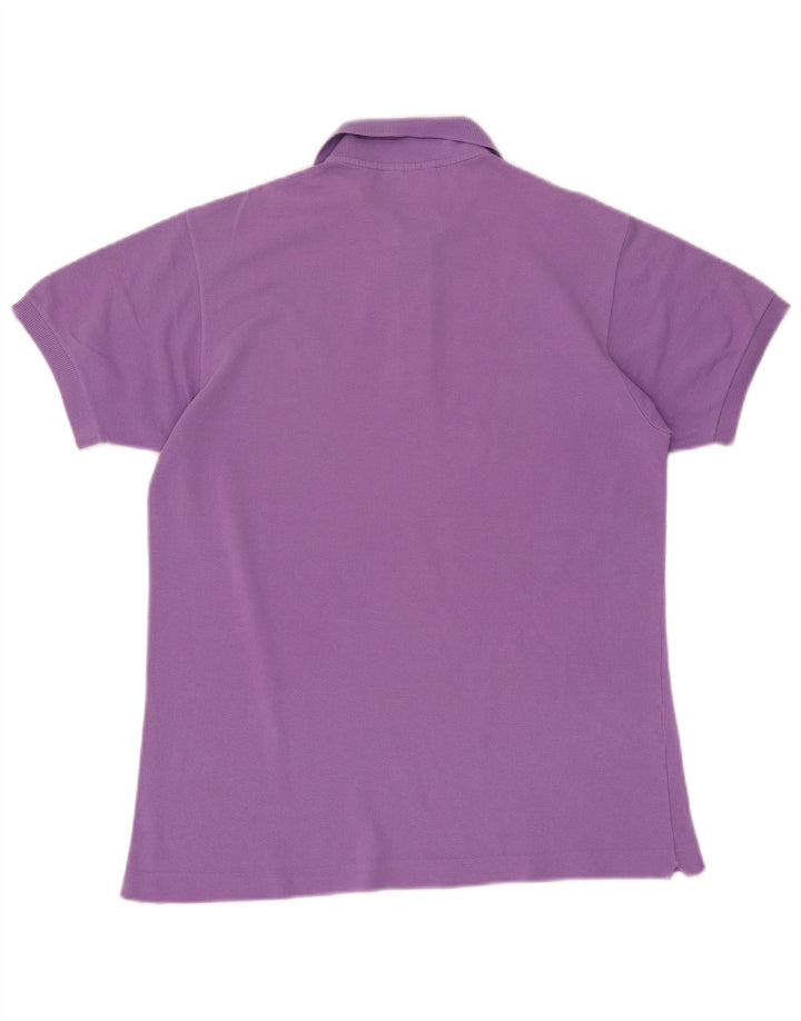 Lacoste Mens Polo Shirt Medium Purple Cotton