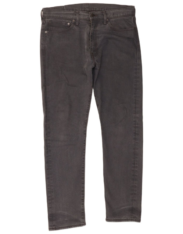 Levi's Mens Slim Jeans W34 L32 szürke pamut