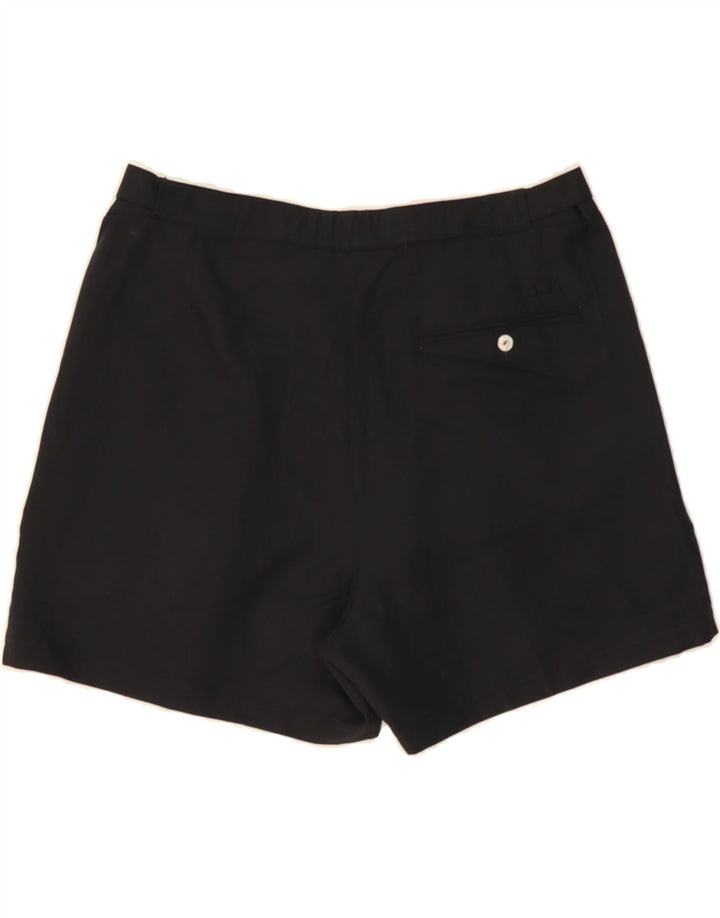 ELLESSE Womens Pegged Chino Shorts W36 XL Black Polyester Vintage Ellesse and Second-Hand Ellesse from Messina Hembry 