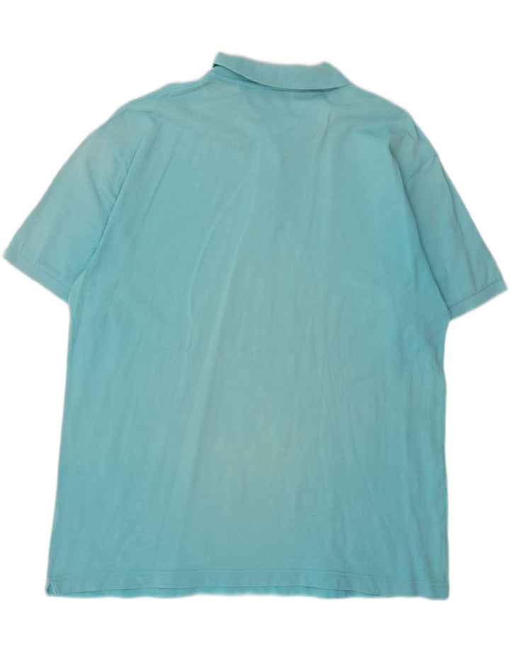 KAPPA Mens Polo Shirt 3XL Turquoise Cotton Vintage Kappa and Second-Hand Kappa from Messina Hembry 