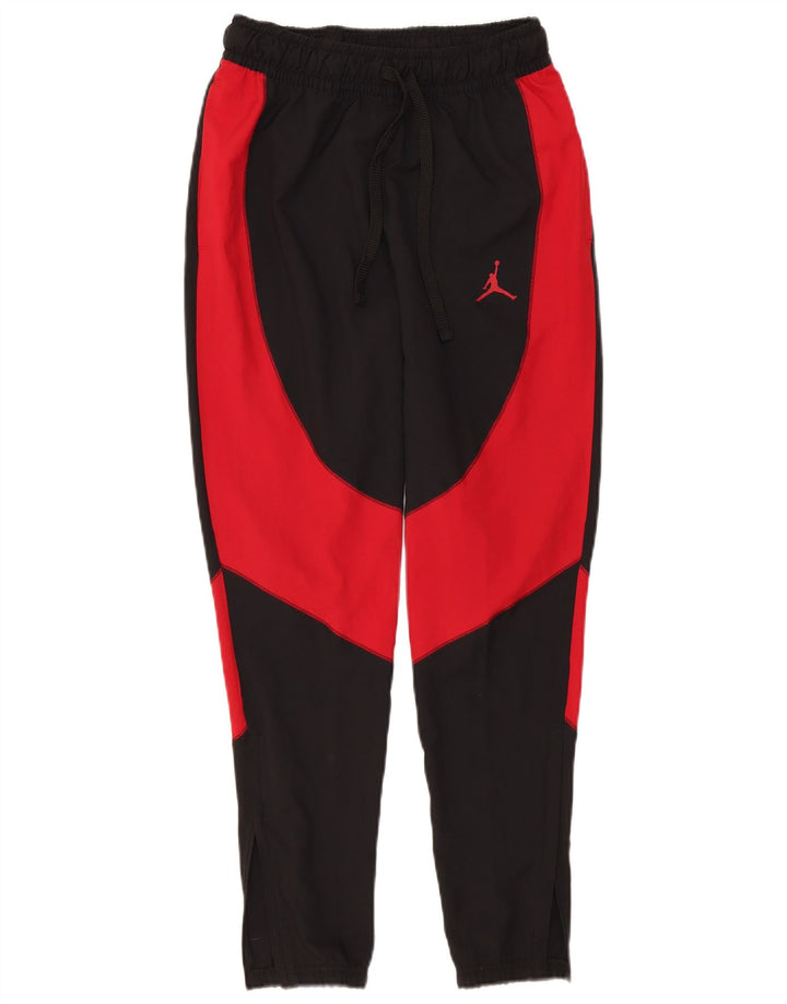 Jordan Mens Tracksuit Trousers Joggers Small  Black Colourblock Polyester