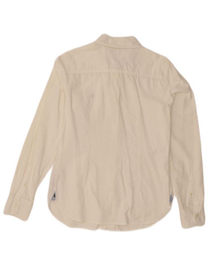 Tommy Hilfiger Damenhemd US 6 Mittelweiße Baumwolle