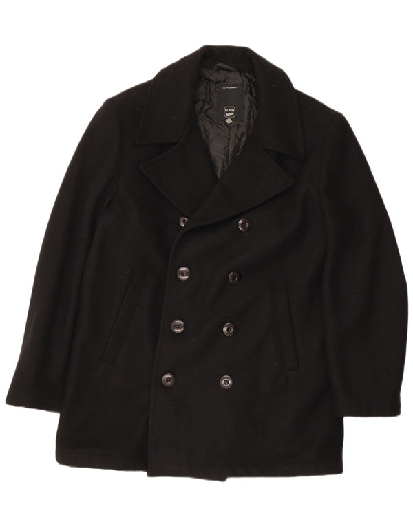 Casaco masculino com peito duplo Gas UK 40 grande preto