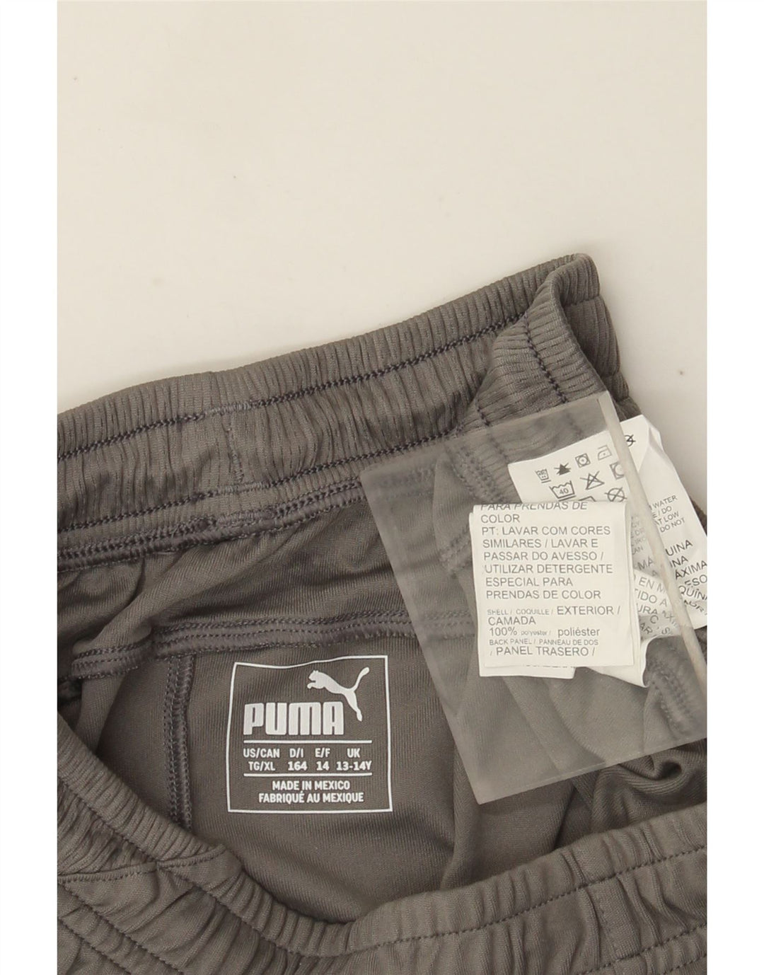 Puma Boys Sport Shorts 13-14 Years  Grey Colourblock Polyester