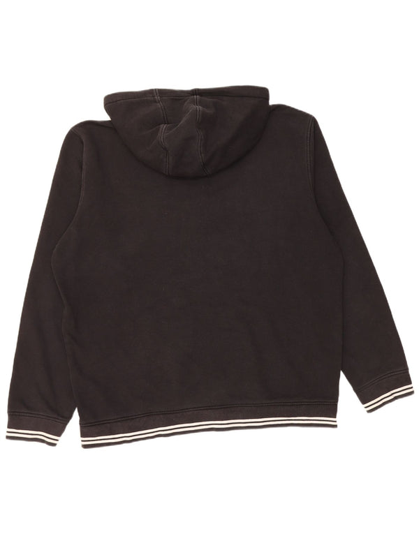 Ellesse Mens Graphic Hoodie Jumper 2XL Black Cotton