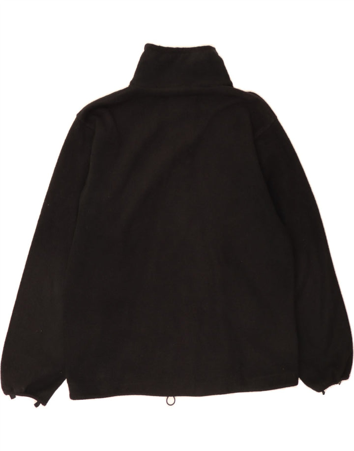 HEIN GERICKE Mens Fleece Jacket UK 42 XL Black Polyester Vintage Hein Gericke and Second-Hand Hein Gericke from Messina Hembry 