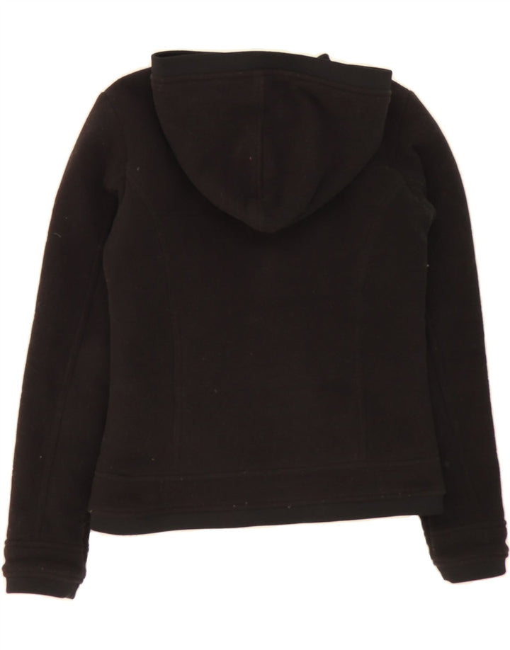 CHAMPION Womens Zip Hoodie Sweater UK 10 Small Black Polyester Vintage Champion and Second-Hand Champion from Messina Hembry 