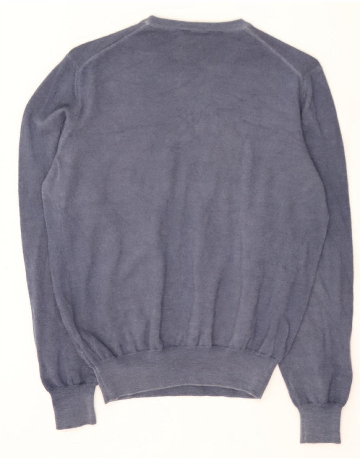FAY Womens Crew Neck Jumper Sweater IT 50 XL Navy Blue Vintage Fay and Second-Hand Fay from Messina Hembry 