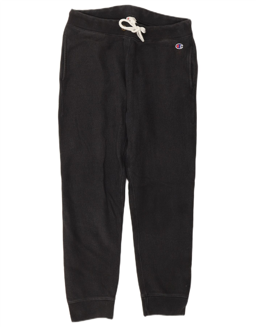 CHAMPION Mens Tracksuit Trousers Joggers Medium  Black