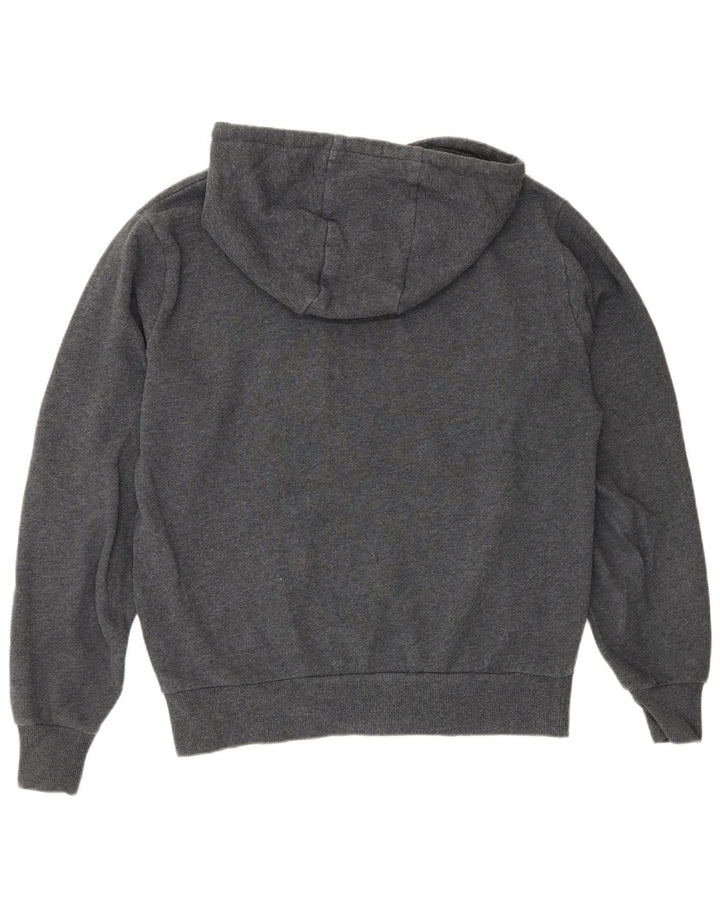 Ellesse Mens Graphic Hoodie Jumper Medium Grey Cotton