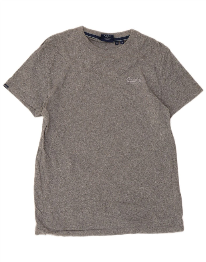 Maglietta da donna SUPERDRY UK 12 Cotone grigio medio