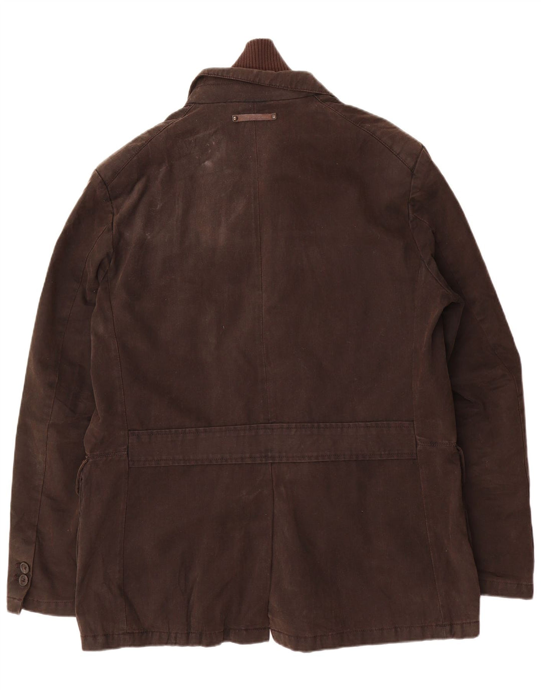 Marlboro Classics Mens Utility Jacket EU 56 3XL Khaki Cotton