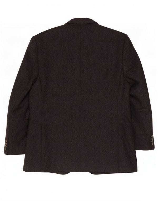 Lanificio Di Pray Herren-Blazer mit 2 Knöpfen, UK 42, XL, graues Fischgrätenmuster