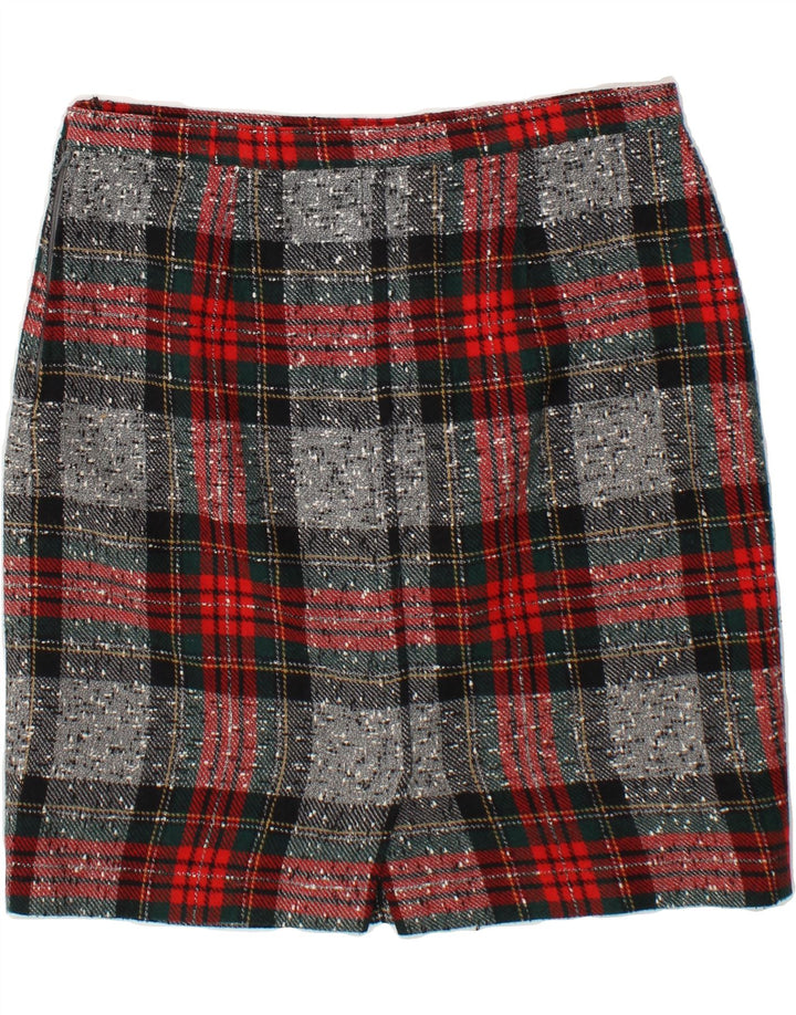 VINTAGE Womens Pencil Skirt W30 Medium  Red Plaid Vintage Vintage and Second-Hand Vintage from Messina Hembry 