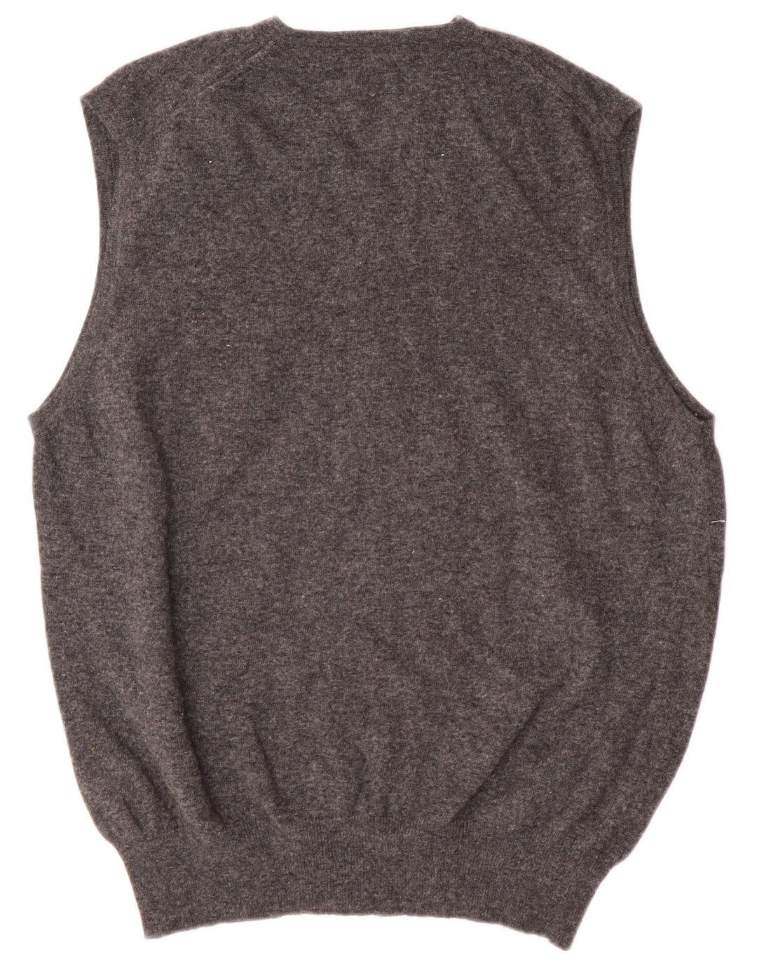 Fred Perry Mens Vest Tank Top Medium Grey Wool