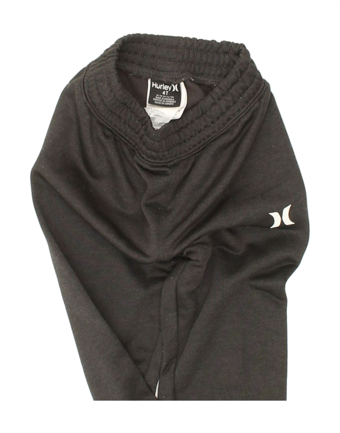 HURLEY Boys Tracksuit Trousers Joggers 3-4 Years  Grey Polyester Vintage Hurley and Second-Hand Hurley from Messina Hembry 