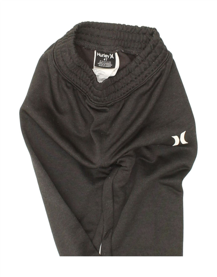HURLEY Boys Tracksuit Trousers Joggers 3-4 Years  Grey Polyester Vintage Hurley and Second-Hand Hurley from Messina Hembry 