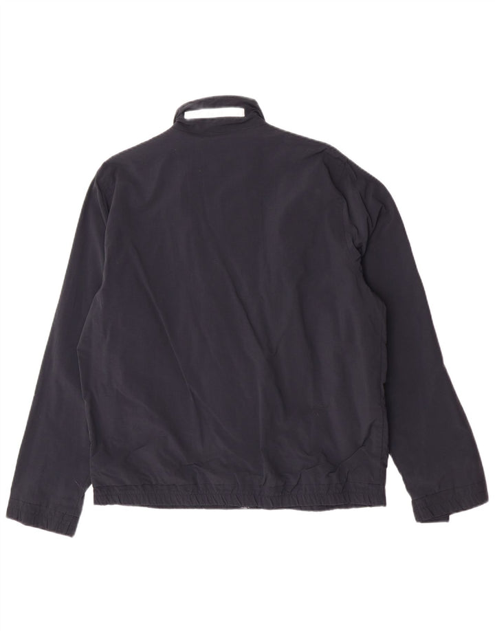 Slam Mens Bomber Jacket UK 38 Medium Navy Blue Nylon