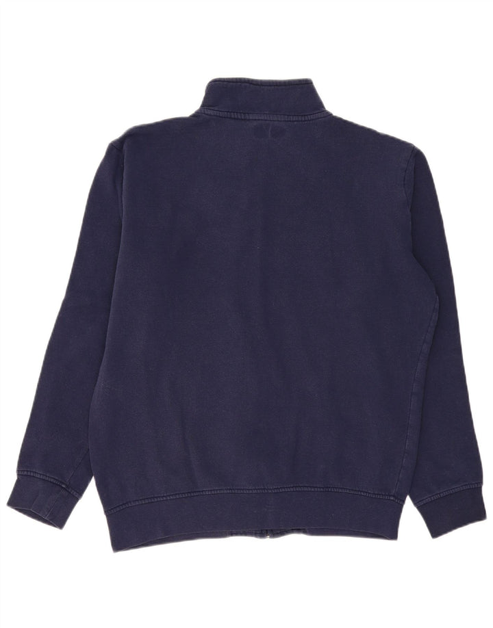 KAPPA Mens Tracksuit Top Jacket Large Navy Blue Cotton
