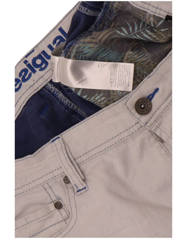 Desigual Mens Slim Jeans W36 L33 Blue Cotton