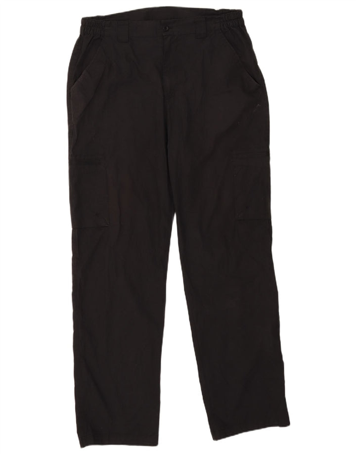 Mountain Warehouse Herre Straight Cargo Bukser W34 L32 Sort Polyester