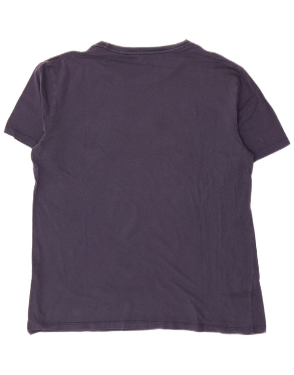Levi's Womens Graphic T-Shirt Top UK 18 XL Navy Blue