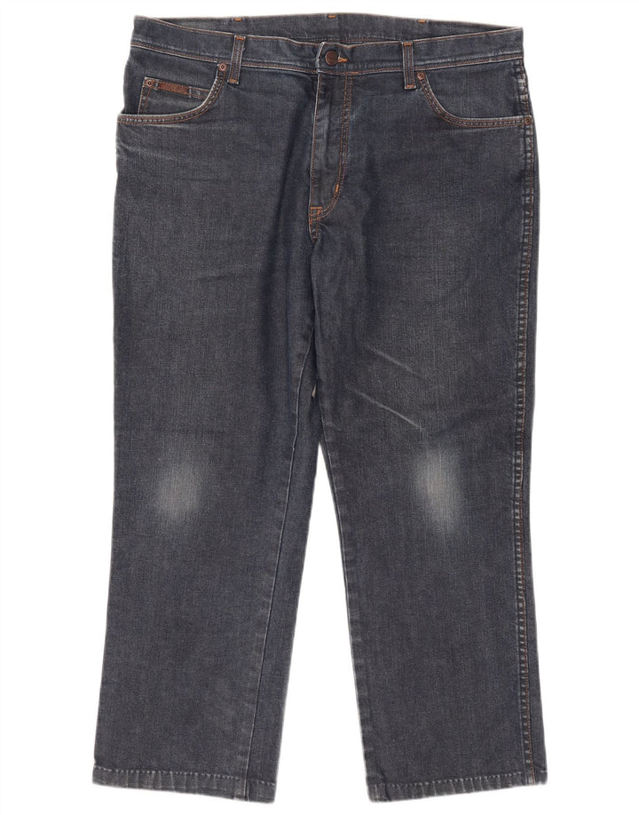 Wrangler Mens Texas Straight Jeans W36 L26 Blue