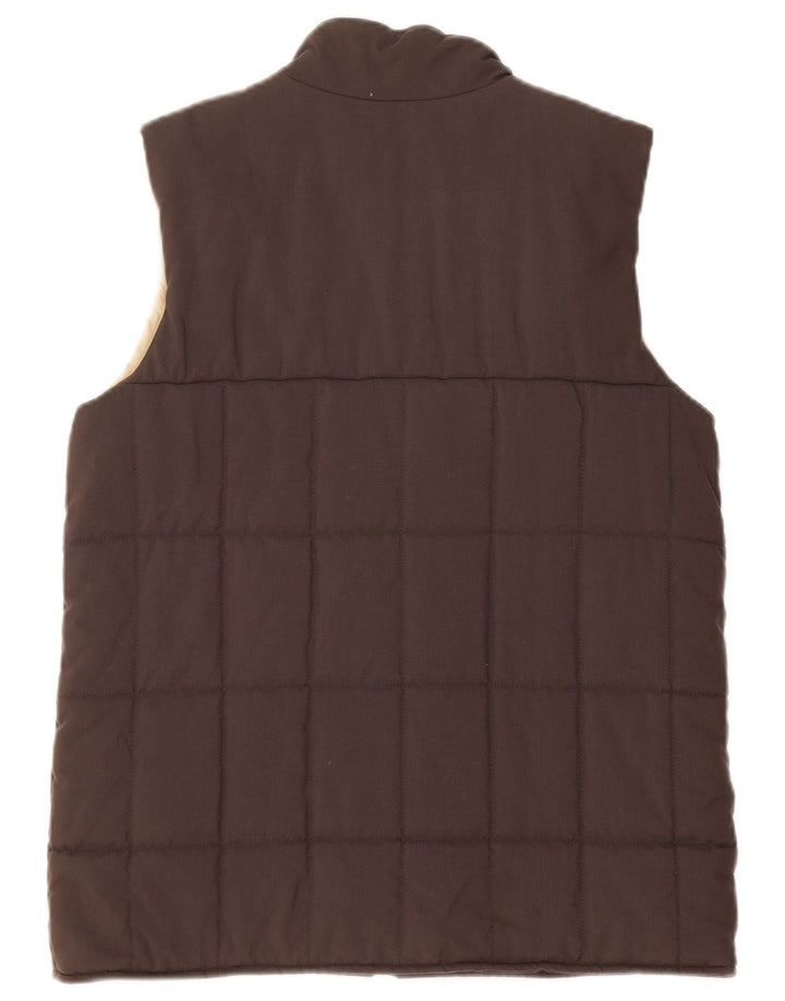 PUMA Boys Padded Gilet 15-16 Years Brown Polyester