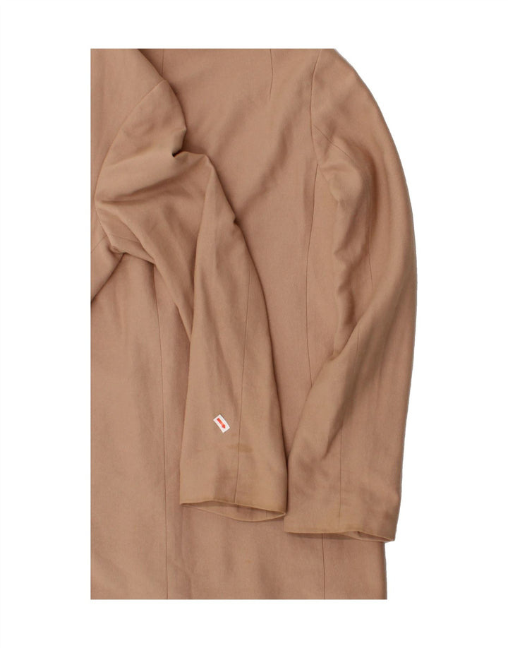 ALL SAINTS Womens Open Blazer Jacket UK 10 Small Beige Viscose Vintage All Saints and Second-Hand All Saints from Messina Hembry 