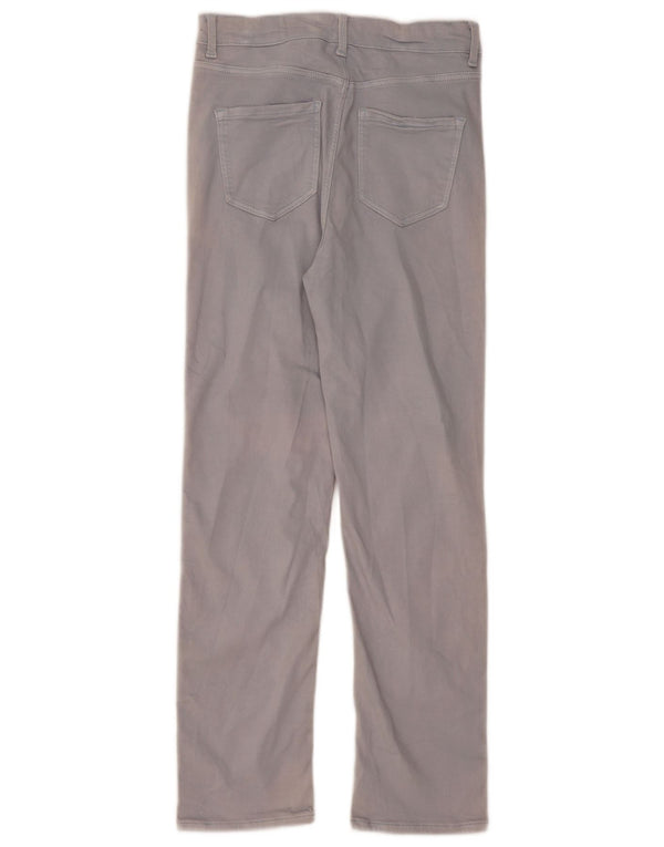 Marks & Spencer Womens Short Casual Trousers UK 12 Medium W30 L30 Blue