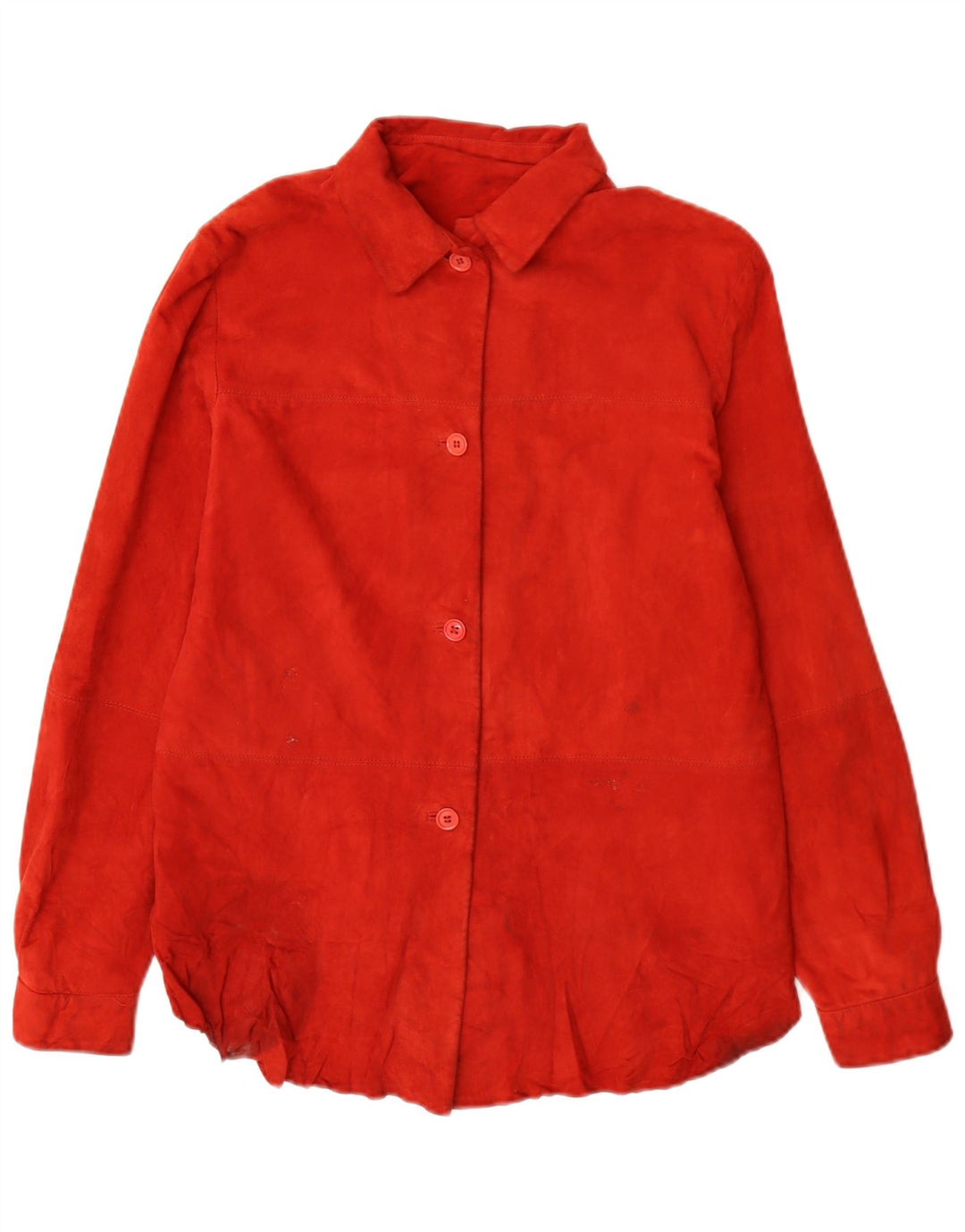 Camasa de piele intoarsa pentru femei Conbipel IT 44 Medium Red Piele