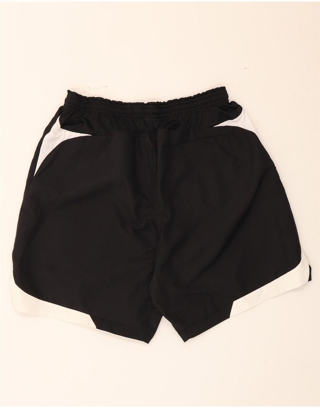 Umbro Herren-Sportshorts, groß, schwarzes Farbblock-Polyester