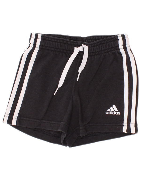 Adidas Girls Sport Shorts 5-6 Years Black Cotton