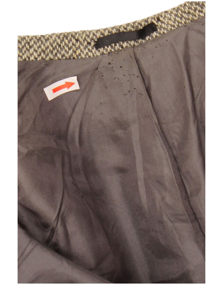 Jaqueta Blazer Masculina Oakwood com 3 Botões Reino Unido 40 Lã Cinza Grande